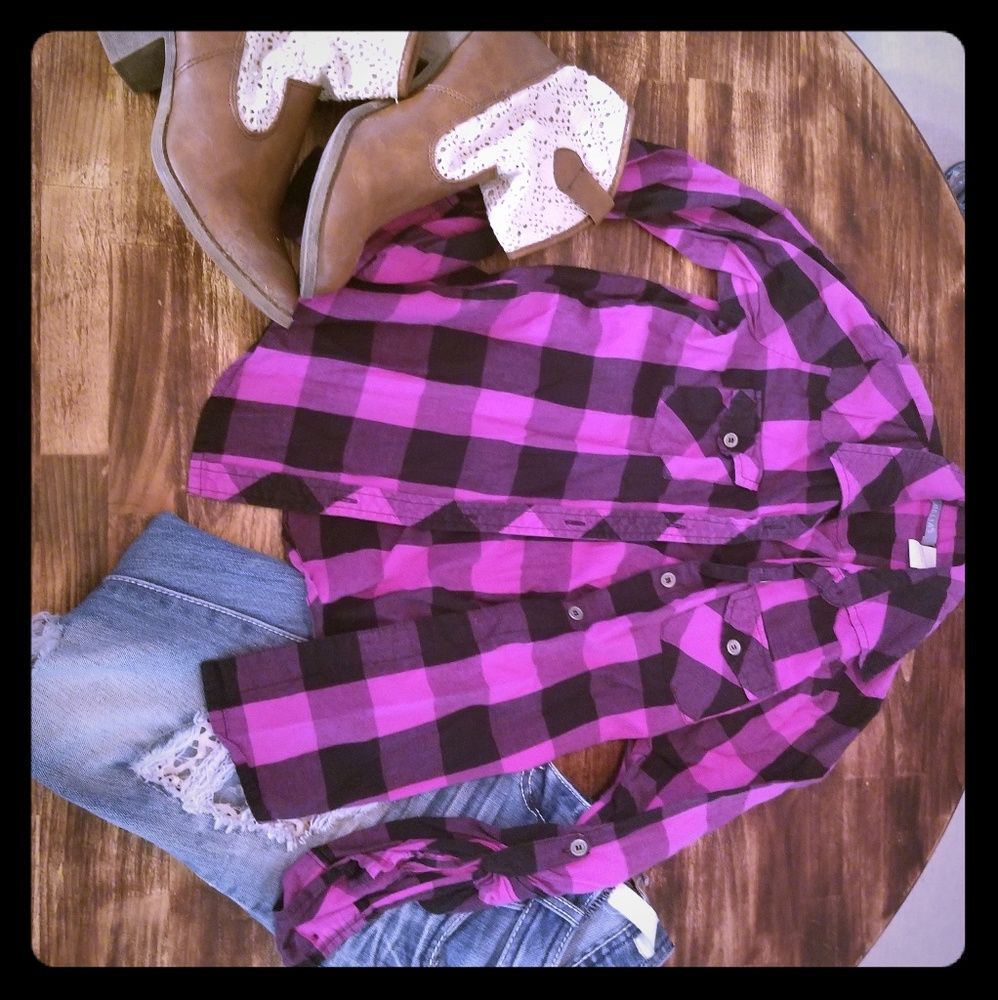 Plaid Button Down Shirt